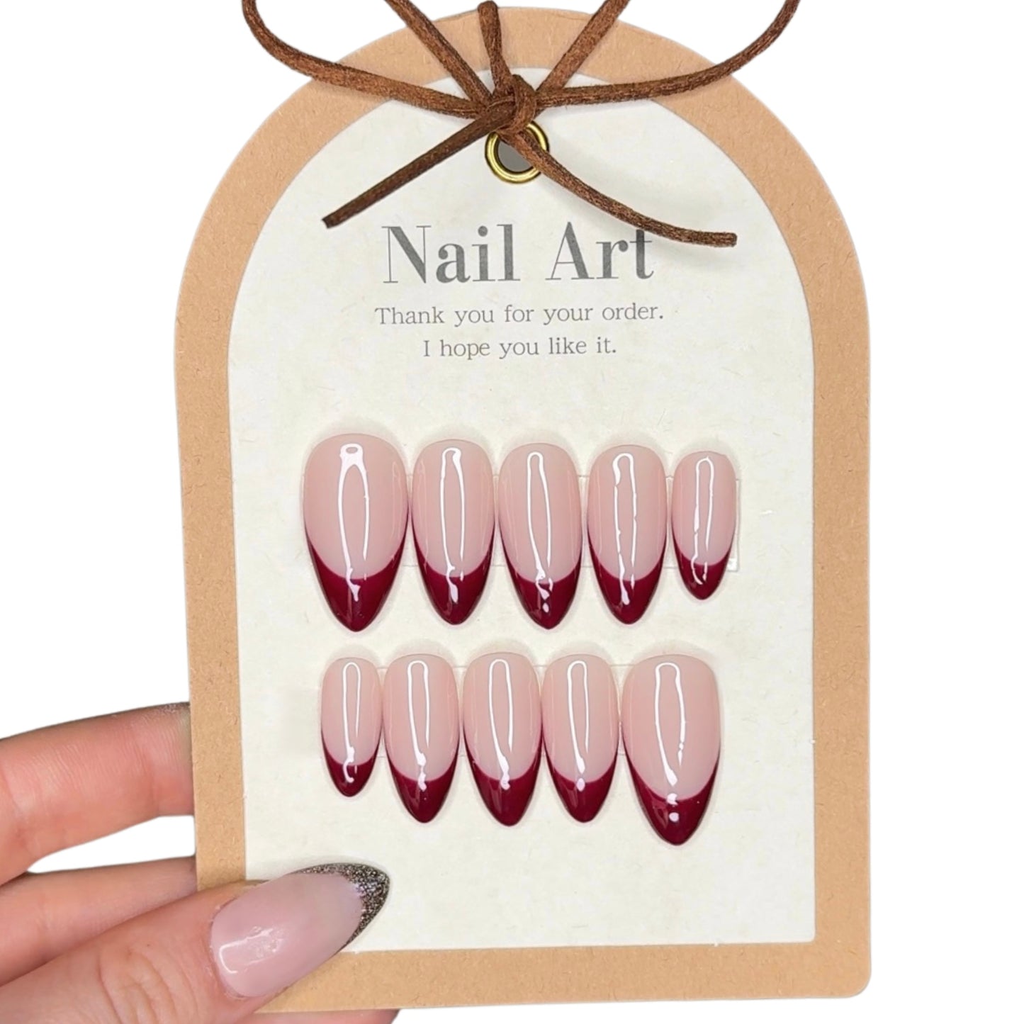 Chunky french tip