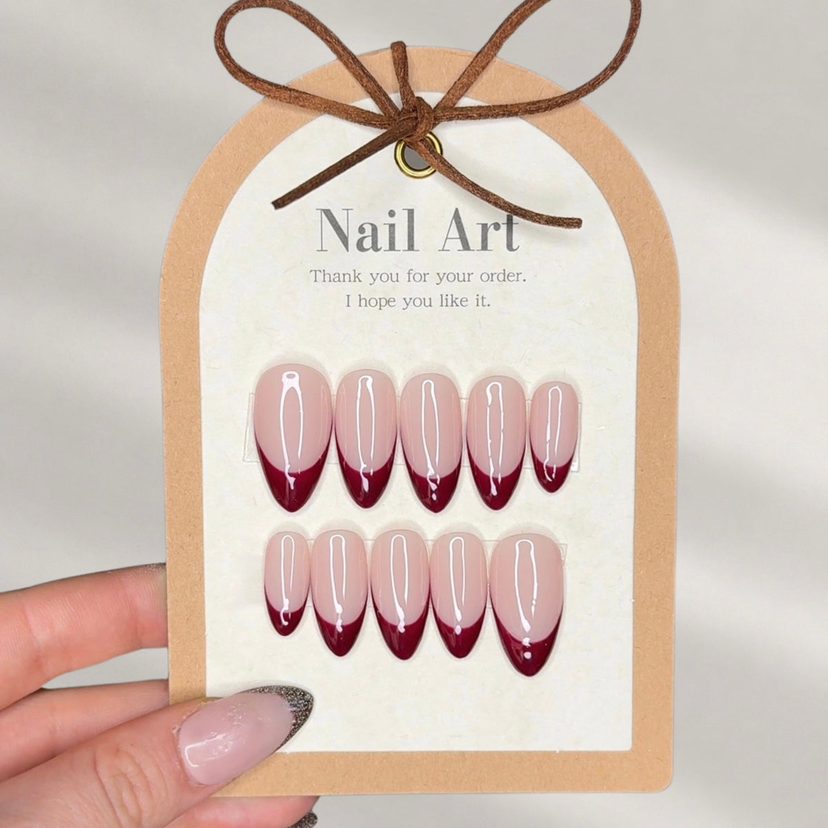Chunky french tip